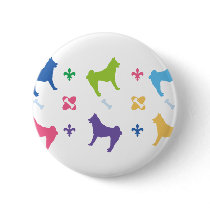 Shiba Inu Pinback Buttons