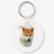 Shiba Inu Dad 2 keychains
