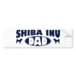 Shiba Inu Dad Bumper Sticker