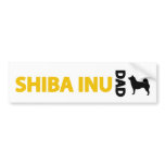 Shiba Inu Dad Bumper Sticker