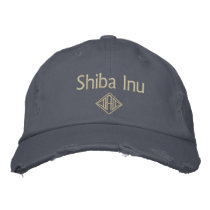 Shiba Inu Dad Gifts embroidered hats