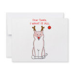 Shiba Inu Dear Santa Invitations