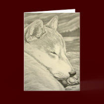 Shiba Inu Dog Art Cards Custom Shiba Inu Cards cards