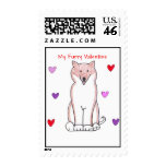 Shiba Inu Furry Valentine Postage postage