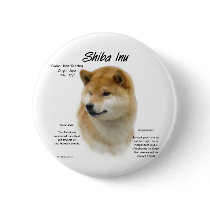 Shiba Inu History Design buttons