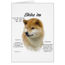 Shiba Inu History Design cards