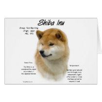 Shiba Inu History Design Card