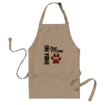 Shiba Inu Mom 2 aprons