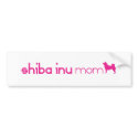 Shiba Inu Mom bumper stickers by purelypups Shiba Inu Mom bumper stickers