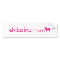 Shiba Inu Mom bumper stickers by purelypups Shiba Inu Mom bumper stickers