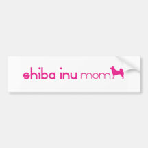 Shiba Inu Mom Bumper Sticker