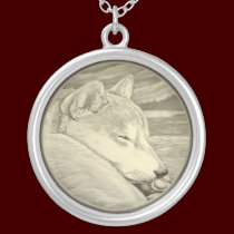 Shiba Inu Necklace Shib Inu Dog Art Jewelry Gifts necklaces