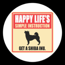 Shiba Inu calcomanías