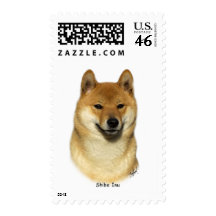 Shiba Inu Postage Stamps