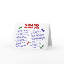 SHIBA INU Property Laws 2 cards