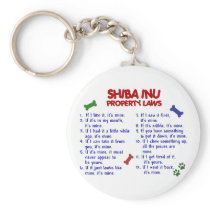 SHIBA INU Property Laws 2 Key Chains