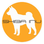 SHIBA INU STICKER