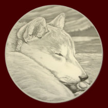 Shiba Inu Stickers Dog Lover Shiba Inu Art Sticker stickers