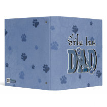 Shiba Inus DAD Vinyl Binders