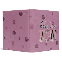 Shiba Inus MOM 3 Ring Binder