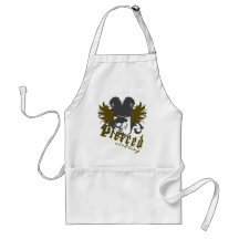 Shield and Angels Aprons