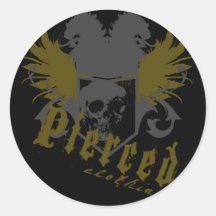 Shield and Angels Stickers