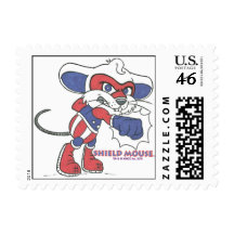 SHIELD MOUSE  Patriotic Punch!  Stamp