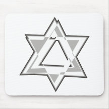 Shield of David Mousepads
