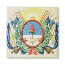 Shield of the Confederation of Argentina Fridge Magnet