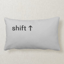 Shift Button Pillows