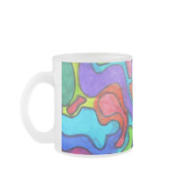Shifted Squiggles - Modern Abstract Art Mugs