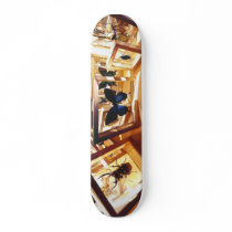 "Shifting Light" Bug Watercolor Skateboard