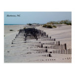 Shifting Sand Dune Barrier Fence Hatteras NC Photo postcards