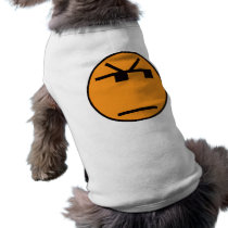 Shifty - Orange pet clothing by visualnewbie Shifty - Orange pet clothing