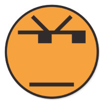 Shifty - Orange stickers by visualnewbie Shifty - Orange stickers