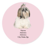 Shih Tzu Address Label Stickers