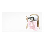 Shih Tzu baby buggy photo cards