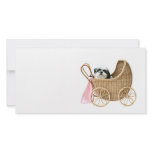 Shih Tzu baby buggy photo cards