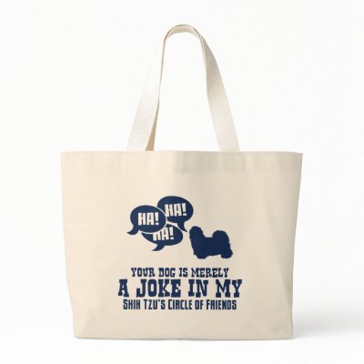 Shih Tzu Tote Bag by Pawdboy