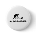 Shih Tzu buttons