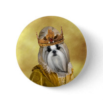 Shih Tzu Button Nobility Dogs Gift
