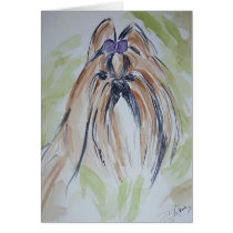 Shih Tzu cards by acraftqueen Shih Tzu cards