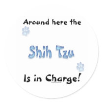 Shih Tzu Charge - Sticker