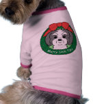 Shih Tzu Christmas Pet T Shirt