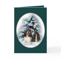 Shih Tzu Christmas Gifts cards