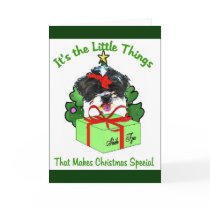 Shih Tzu Christmas Gifts cards