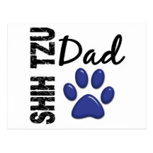 Shih Tzu Dad 2 Postcard