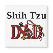 Shih Tzu Dad Gifts Refrigerator Magnet