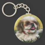 Shih Tzu Dog Art - Sophie Key Chains