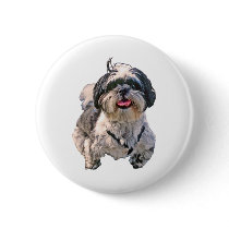 Shih Tzu Dog buttons